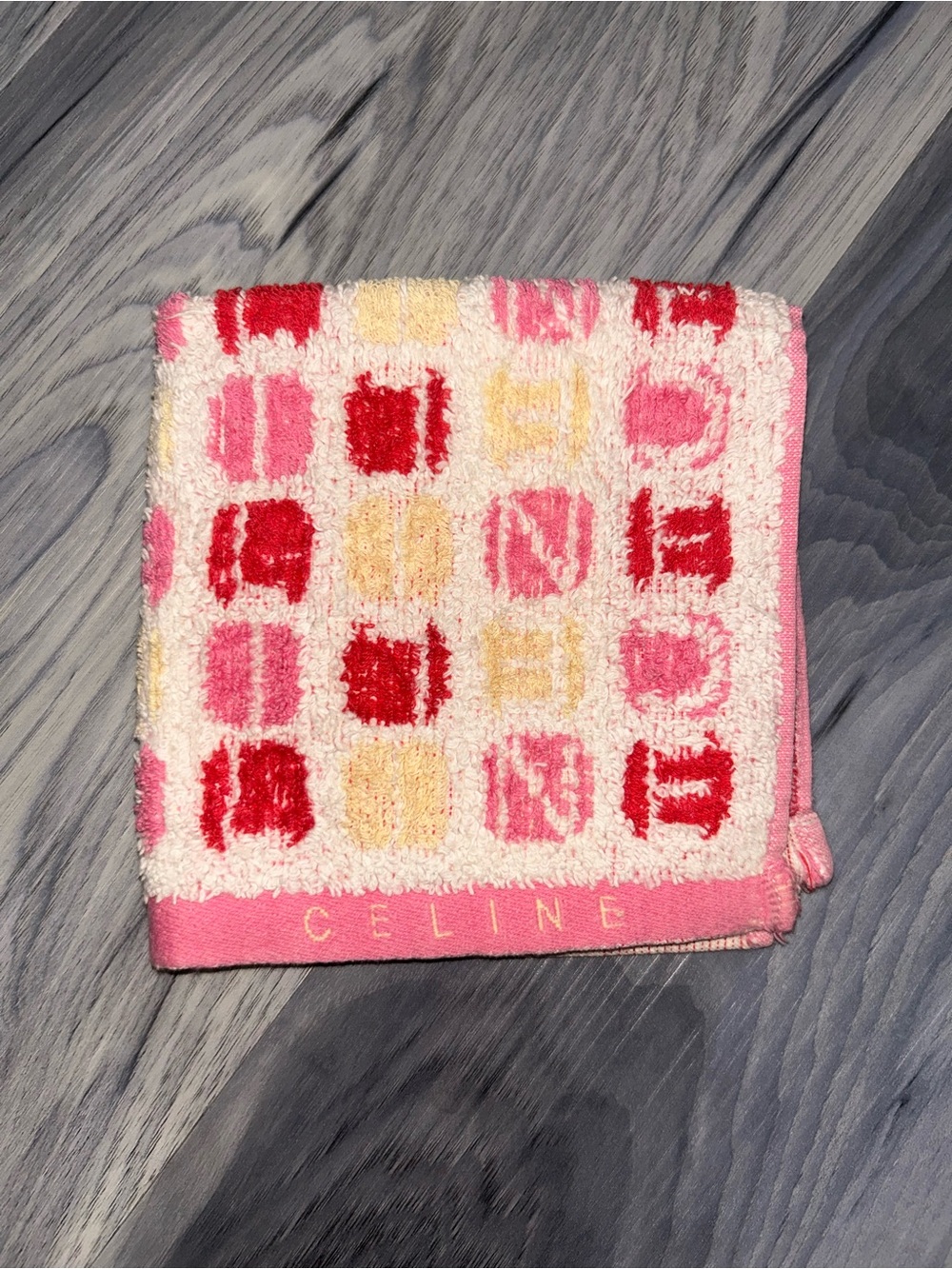 Celine All Over Print Wash Cloth